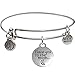 Bangle Bracelet and I Love You to The Moon Charm