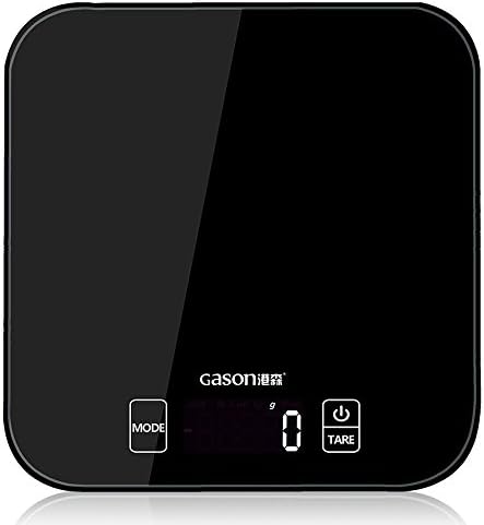 Digital Kitchen Scale Precise Cooking Scale and Baking Scale Multifunction with Range From 0.04oz (1g) to 33lbs(15kg) Backlight LCD Display (Black)