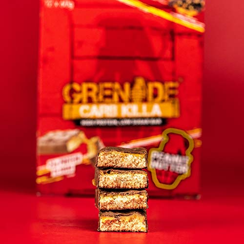 Grenade GREN68 Carb Killa Peanut Nutter Proteinreep, 12 x 60g, Box mit 12 Bars - Afbeelding 5