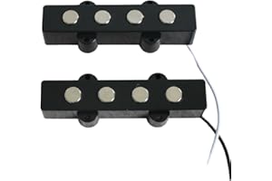 MYLES MUSIC SHOP Myles Music 4 String Bass Flat Pole Pickups Set For Jazz Bass