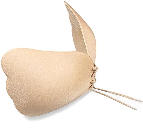 InstaMagically Self Adhesive Invisible Bra with Drawstring Seamless Silicon Backless Strapless Push up Bra for Women