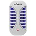 Hoont Plug in Electric Indoor Bug Zapper Fly Zapper Killer Catcher Trap – Plugs into Standard Wall Outlet - Protects 500 Sq Ft / Fly Killer, Insect Killer, Mosquito Killer – For Home, Office or Travel
