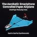 PowerUp Dart Aerobatic Smartphone Controlled Paper Airplanes Conversion Kit | Tiny Remote Controlled Motor for Paper Planes | RC Engine Works with Different Airplane Designs | Android & iOS Compatible