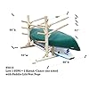 Log-Kayak-Rack-Low-2-SUP-2-Kayak-Rack-One-sided-with-pegs