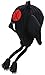 Simplicity Knit Pilot Party Animal Beanie Hat with Ear Flaps and Tassel, Bat