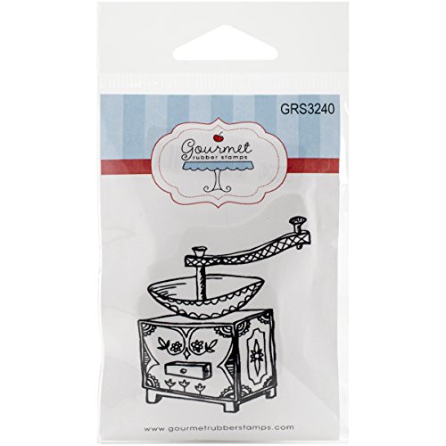 Gourmet Rubber Stamps Cling Coffee Grinder Stamps, 2.75 x 4.75