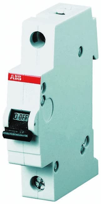 ABB S201M-D20 Miniature Circuit Breaker, 1 Pole, Type D, 10kA/15kA Breaking Capacity, 20 Amp Current (2CDS271001R0201) — image 1