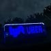 Lyft Uber sign rideshare sign LED light Acrylic engraving 5V USB remote 16 color (Lyft + Uber logo sign)