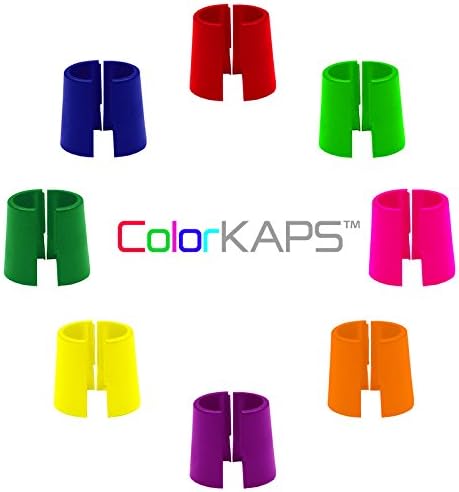 ColorKAPS Color Split Golf Ferrule .370 WHITE 10 pack