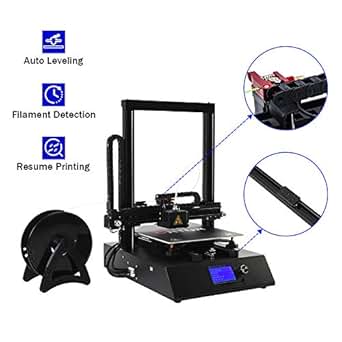3D Printer with Linear Guide Rail and DirectDrive Extruder ...