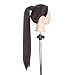26 Inch Long Ponytail Hair Extension Dark Brown 1 Piece Hairpiece Synthetic Wrap Around Pony Tail Clip in Hair Extensions for Girl Lady Woman (26Inch Wrap Around Ponytail Straight 2#)thumb 2