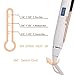 Flat Iron for Hair, BESTBOMG Professional 2 in 1 Ceramic Hair Straightener Flat Iron 110v-220v Dual Voltage,ED Display,Adjustable Temperature 255℉-450℉ for All Long/Short Hair Types (white)