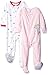 Carter's Girls' Toddler 2-Pack Fleece Pajamas, Bows/Monkey, 3T