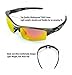 FARROVA - AX5065 Extreme Series Polarized Sunglasses Cycling Grilamid TR90 Frame Sports Sunglasses for Men & Women with Interchangeable Iridium Lenses for All Outdoor Activities, Grey Frame