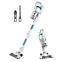 Eureka LED Headlights, Efficient Cleaning with Powerful Motor Lightweight Cordless Vacuum Cleaner, Convenient Stick and Handheld Vac, Flex Blue
