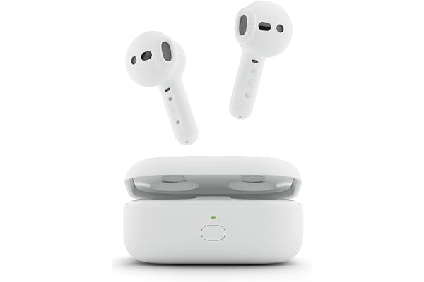 Amazon Echo Buds (newest model), True Wireless Bluetooth 5.2 Earbuds with Alexa+ Early Access, audio personalization, 20H battery with charging case, fast charging, sweat resistant, Glacier White