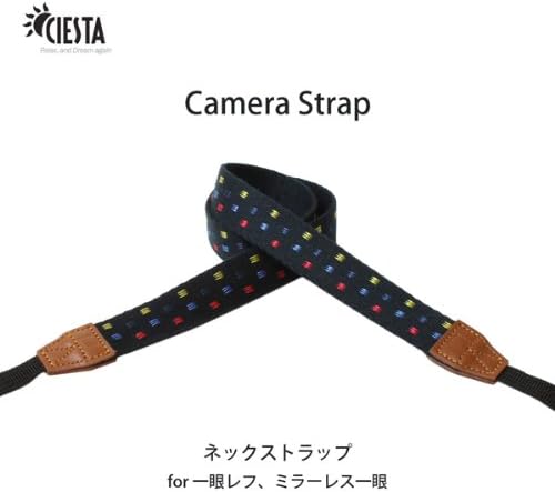 Amazon Ciesta ネックストラップ カメラストラップ 一眼レフ用 スペース ドット柄 Css F25 001 カメラ 双眼鏡用ストラップ ホルダー 通販