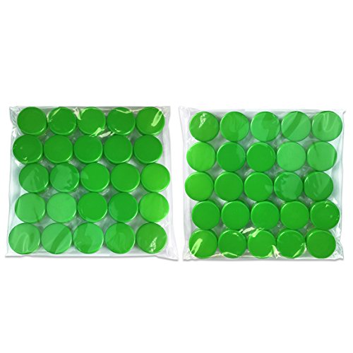 (Quantity: 50 Pieces) Beauticom 3G/3ML Round Clear Jars with GREEN Lids for Scrubs, Oils, Toner, Salves, Creams, Lotions, Makeup Samples, Lip Balms - BPA Free