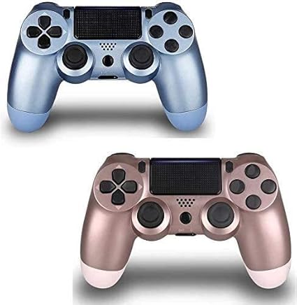 2 Pack Wireless Controller For Ps4 Remote For Playstation 4 Remote Control Dmqpp Color Titanium Blue And Rose Gold Buy Online At Best Price In Uae Amazon Ae