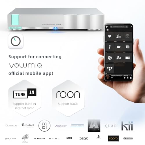 SMSL N100 Hi Res Streaming Player|USB 3.0/2.0×3+LAN/WiFi Multi Interface|MQA Decoding|Supports Tidal/QOBUZ/AirPlay/DLNA/ROON|Can be Directly Connected to CD Drive/Hard Drive