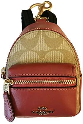 coach mini backpack keychain