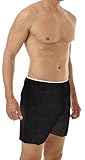 Disposable Men's Boxers Black lge-18pk