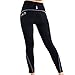 4ucycling Women's Slim Fit Cycling Tights Pants Gel Padded Black
