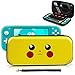 Carrying Case for Nintendo Switch Lite,[Design for Let's Go Pikachu/Eevee Pouch][Full Protective] Case for Switch Lite,Deluxe Travel Case Bag for Nintendo Switch Lite Joy-Con Accessories