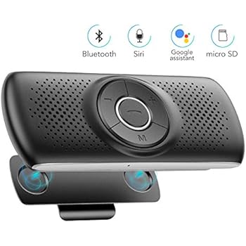Amazon.com: AGPTEK Bluetooth Car Speakerphone, Bluetooth 4.2 Hands Free