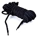 VSP 3-Pack 32 Feet 10M Soft Twisted Cotton Rope in Black