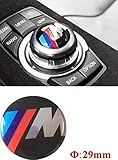Car Controller Sticker Should for Cars with 29mm IDrive Multimedia Button Control Button M Performance 3D Sticker M3 5 E30 E36 E34 E39 E60 E65 E38