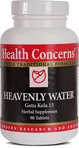 Health Concerns - Heavenly Water - Gotu Kola 15 Herbal Supplement - 90 Tablets