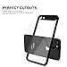 Wireless Charger iPhone 8 PLUS Case, iPhone 7 PLUS Case, FLOVEME Slim Fit Hybrid Armor Ultra Anti Scratch Lightweight Soft TPU Bumper Shockproof Protective Clear Hard PC Back Cover, Transparent Black