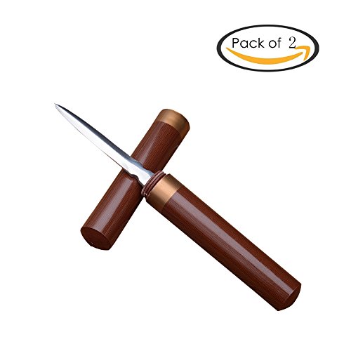 Eforlike 2 Pcs Stainless Steel Pu'er Tea Needle Picking Tea Cake Tools/Ice Picks - Thumbnail 2