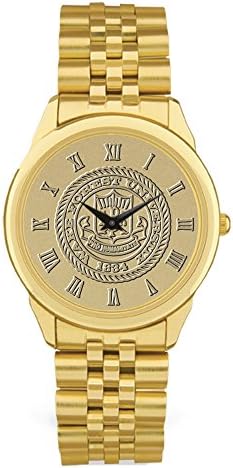 AdSpec NCAA Wake Forest Demon Deacons Men's Wristwatch, Gold