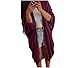 PHOTNO Casual long knit coat jacket cardigan sweaters for women Lady