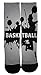 Kalily Custom Basketball Dri-fit Crew Socks with Designs