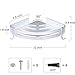 4pcs Bathroom Corner Shower Shelf, No Drilling Corner Caddy Aluminum Shelf with Hooks, Wall Mount Shower Organizer with Screws Adhesive