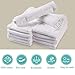 Cotton Prefold Cloth Diapers -Fasoar 6 Ply Baby Washable Cloth Diaper Covers for Babies to Toddlers Multi-Use (19.5''-14'', Count, 10)