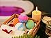 Bath Bombs Gift Set of 4 - Lush All-Natural, Organic, Vegan, Essential oils, Extra Large, Long Lasting, Smells Amazing