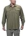 Little Donkey Andy Men's UPF 50+ UV Protection Shirt, Long Sleeve Fishing Shirt, Breathable and Fast Dry