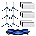 Replacement Parts Rolling Brush Filters Side Brushes Compatible for Eufy RoboVac 11S, RoboVac 30, RoboVac 30C, RoboVac 15C,RoboVac 12, RoboVac 35C, Robotic Vacuum Cleaner Accessory (Pack of 13)