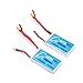 BETAFPV 2pcs 600mAh 2S Lipo Battery 7.4V 80/160C JST XT30 Plug for Micro FPV Racing Drone Quadcopter