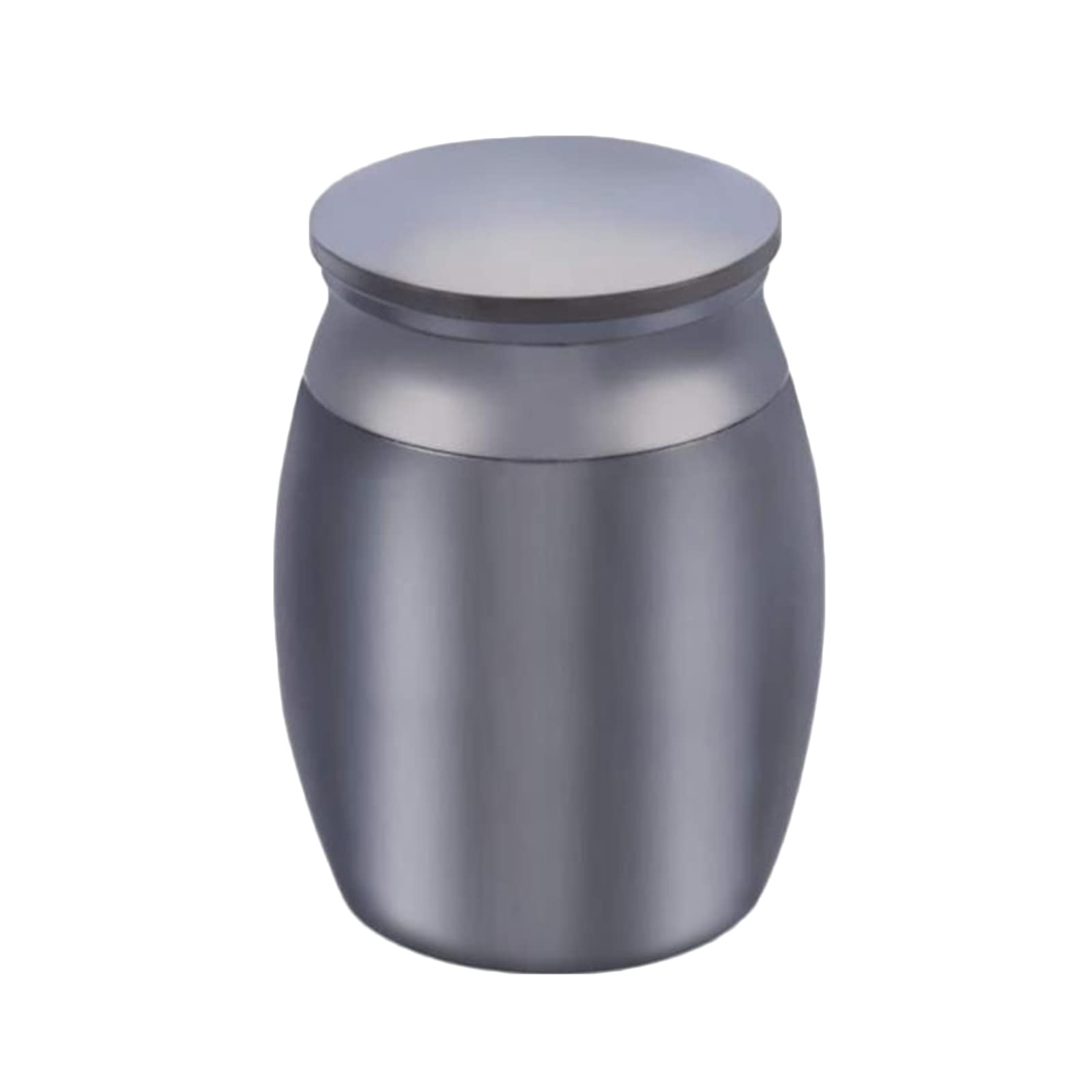 NA Small Keepsake Urns Stainless Steel Mini Waterproof Memorial Cremation Container Jar for Memorial Human Pet Ashes… (B Black) — image 1