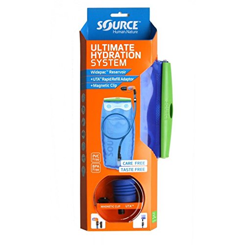 Source Outdoor Ultimate 3L Hydration System with Widepac Reservoir, Transparent Blue - Thumbnail 2