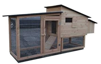 Poulailler Chico 80 Pin Douglas 2 à 4 Poules Fabrication Française
