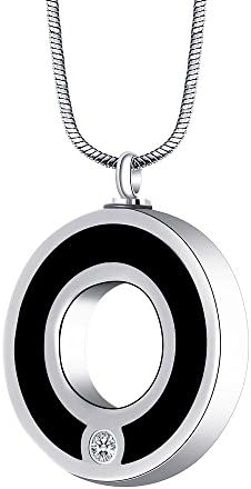 Helome Perfume Bottle Urn Pendant Necklace - Cremation Jewelry Keepsake - Classic Style