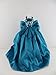 A Teal Green Satin Gown with Sequined Top Made to Fit the Barbie Doll