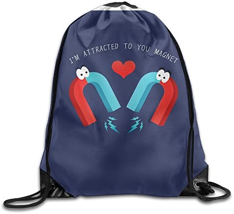 I'm Attracted To You Magnet Cool Drawstring Travel Sports Backpack