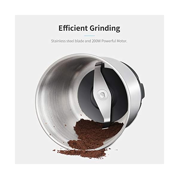 SHARDOR Electric Blade Grinders for Coffee and Spice, Grain Mill with